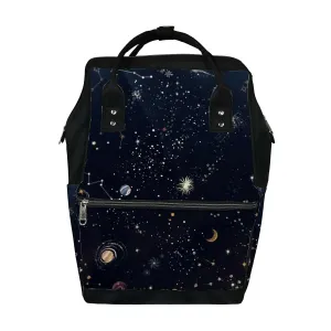 Diaper Bag Mummy Backpack Zodiac Astronomy Art Sun Moon Meteor Multifunction Baby Nappy Bag Large Capacity Nursing Bags Waterproof Travel Backpack