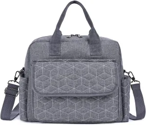 Diaper Bag Tote Baby Changing Bag Baby Bags for Mom Multifunction Travel Diaper Bag for Women（Grey1）