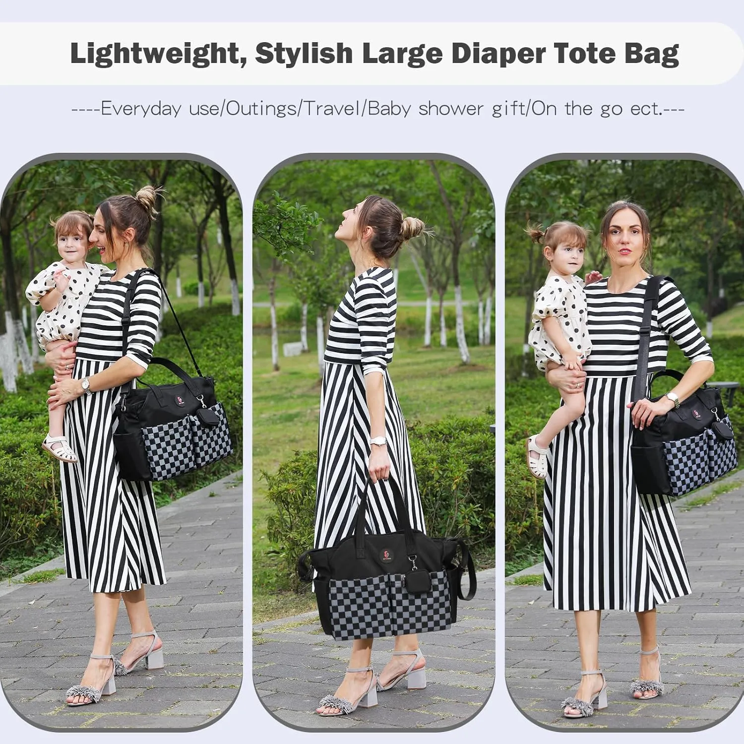 Diaper Bag Tote: Large Tote Baby Bag Boy Diaper Bag Stylish Girl Diaper Bag,Shoulder Mommy Bag