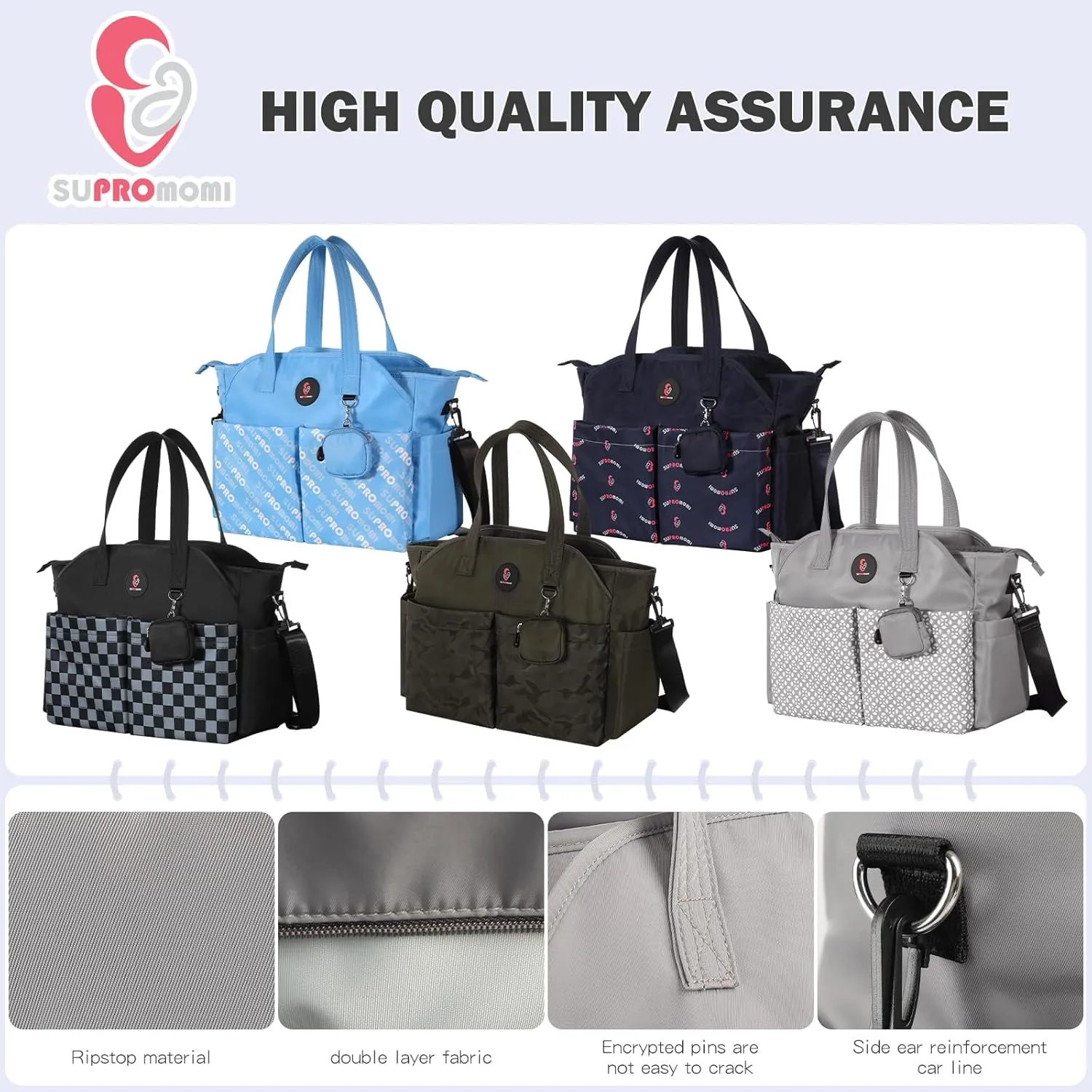 Diaper Bag Tote: Large Tote Baby Bag Boy Diaper Bag Stylish Girl Diaper Bag,Shoulder Mommy Bag