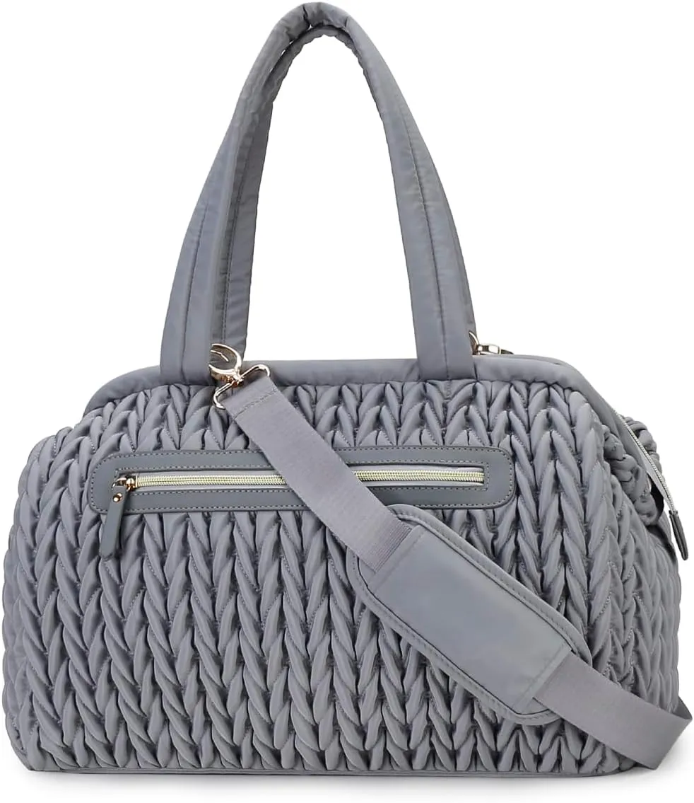 Diaper Quiltde Tote Large Mommy Maternity Bag Stroller Bag Upgrade Multi-Function with Adjustable Shoulder Strap