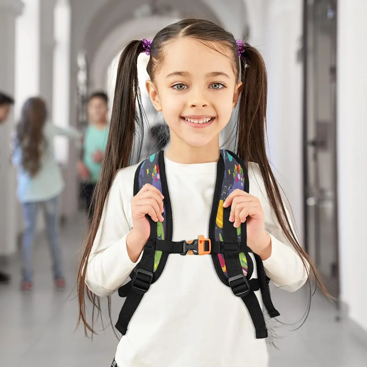 Dinosaur Space Astronaut Backpack for Toddlers Kid's School Bag for Boys Girls Kindergarten Preschool Bag