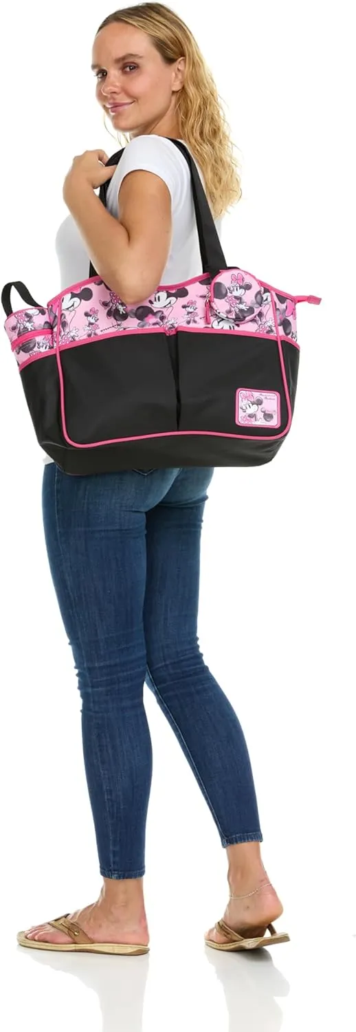Disney Baby Multi-Functional Travel Tote Diaper Bag with Changing Pad