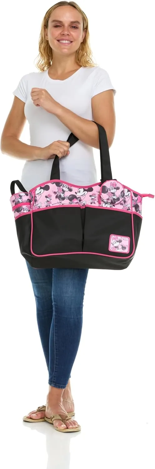 Disney Baby Multi-Functional Travel Tote Diaper Bag with Changing Pad