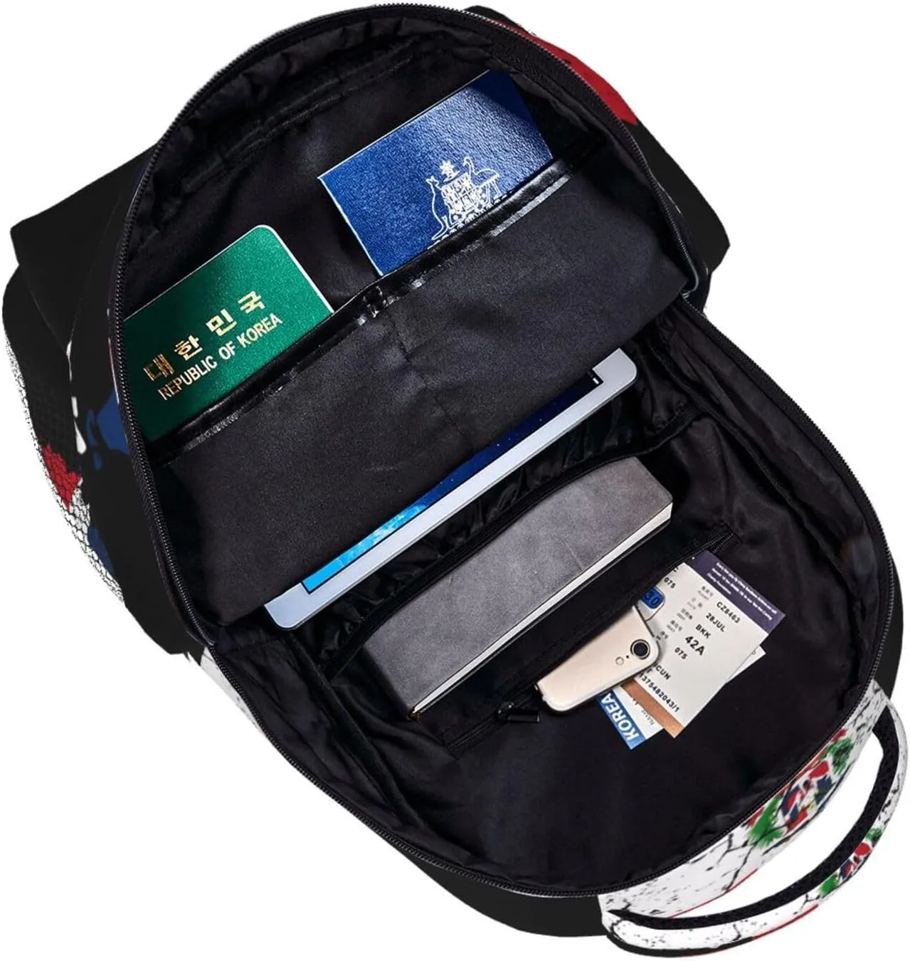 Dominican Republic Flag Backpack Casual Laptop Backpack Double Shoulder Bag Lightweight Backpack For Women Men Travel