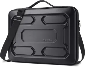 DOMISO 14 inch Laptop Sleeve Shoulder Bag Shockproof Waterproof Computer Bag EVA Protective Carrying Case Handbag for 14" ThinkPad E480/Yoga 920/13.5" Microsoft Surface Book/HP Pavilion 14 Stream 14