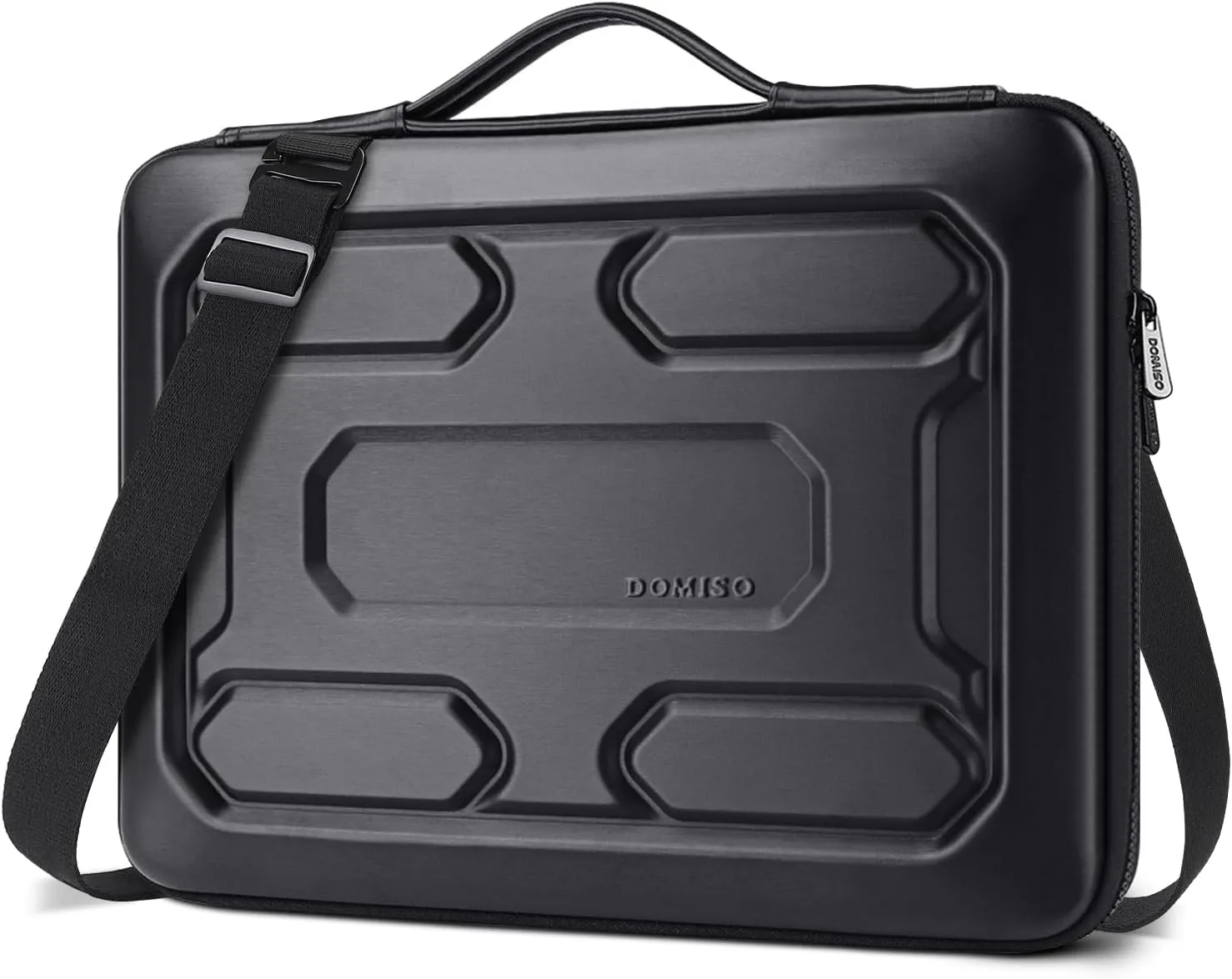 DOMISO 14 inch Laptop Sleeve Shoulder Bag Shockproof Waterproof Computer Bag EVA Protective Carrying Case Handbag for 14" ThinkPad E480/Yoga 920/13.5" Microsoft Surface Book/HP Pavilion 14 Stream 14