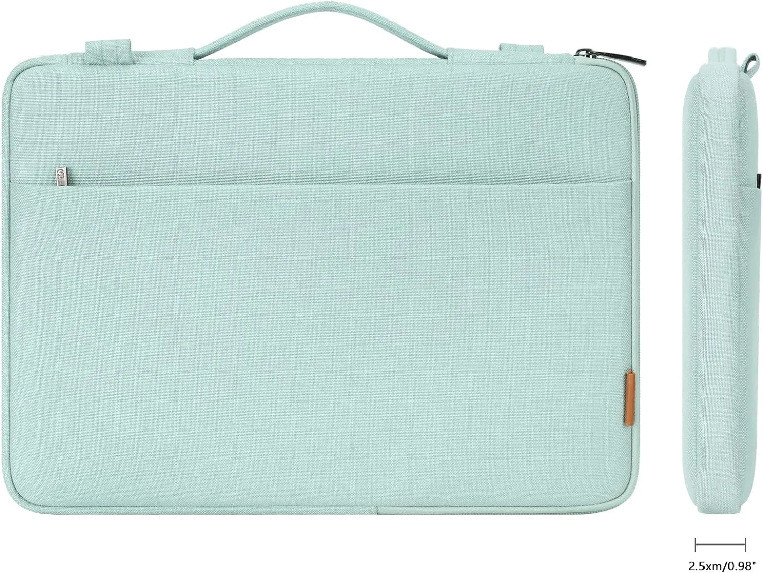 DOMISO 17.3 Inch Laptop Bag Cover Waterproof Shockproof Notebook Sleeve Case Shoulder Bag Protective Cover for 17.3" HP Pavilion 17/HP Envy 17/17/MSI/Lenovo IdeaPad 321,Mint Green