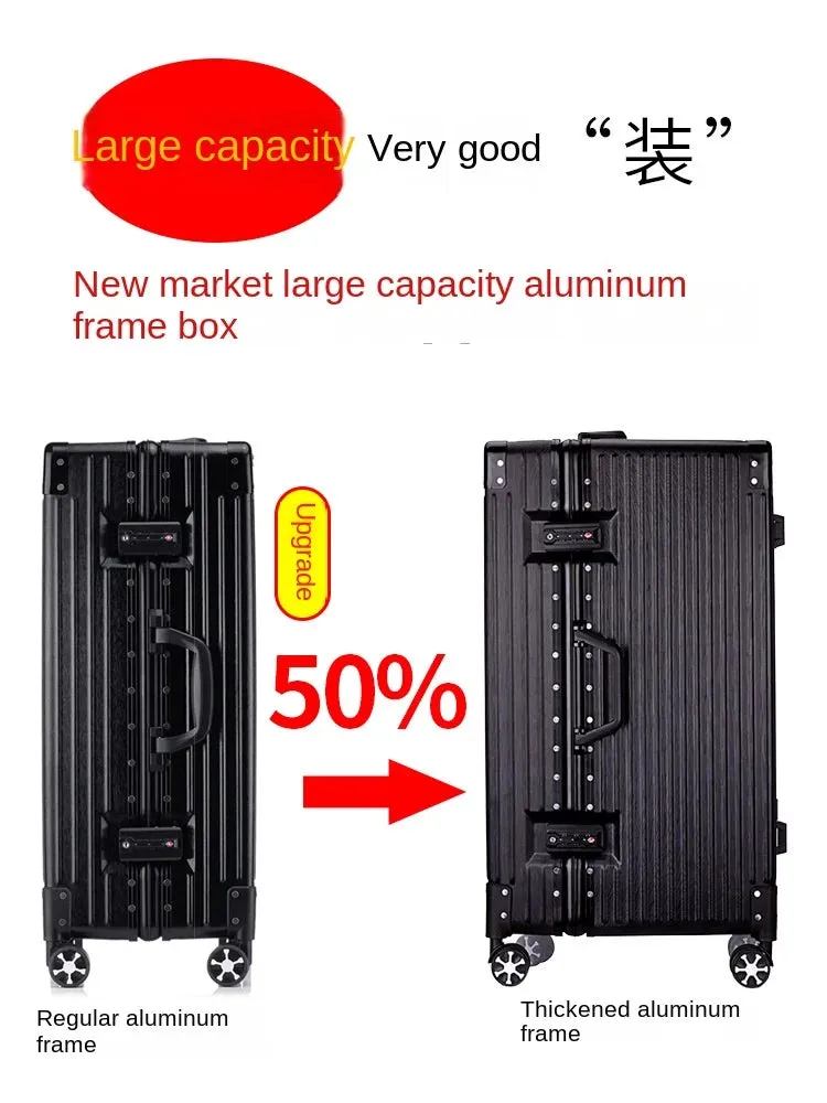Durable Large Capacity Trolley Suitcase - 26-60 Inch