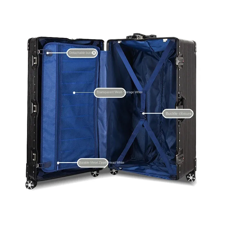 Durable Large Capacity Trolley Suitcase - 26-60 Inch