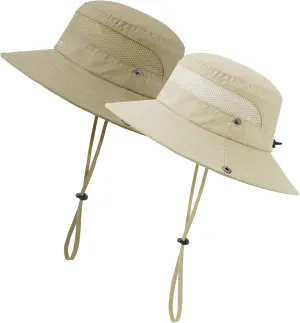 Durio Kids Sun Hats - UPF 50  Wide Brim Sun Protection for Boys & Girls
