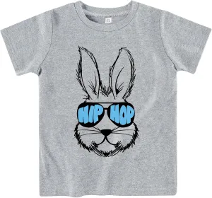 Easter Bunny Shirt for Toddler Boys Girls Kids Eggs-Track Tees Eggs Tractor T-Shirts 2-7T