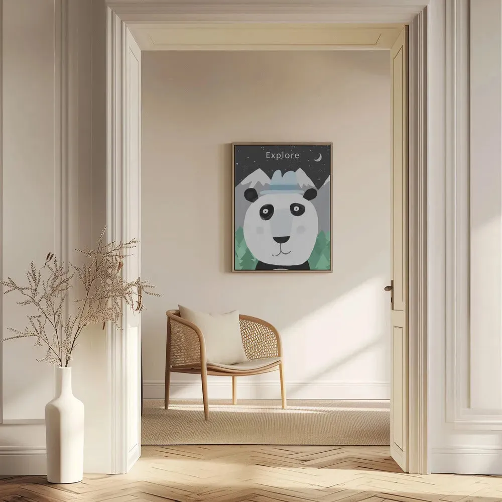 Explore the World with Cute Panda
