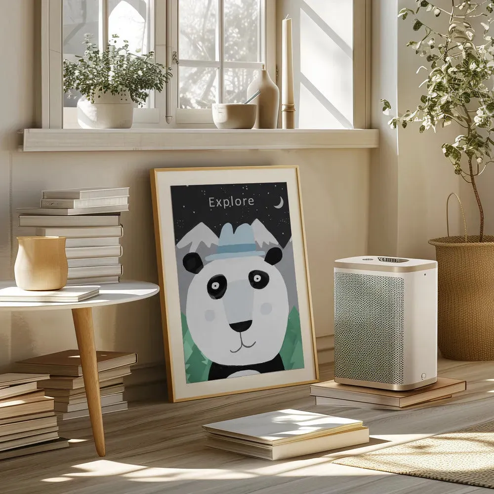 Explore the World with Cute Panda
