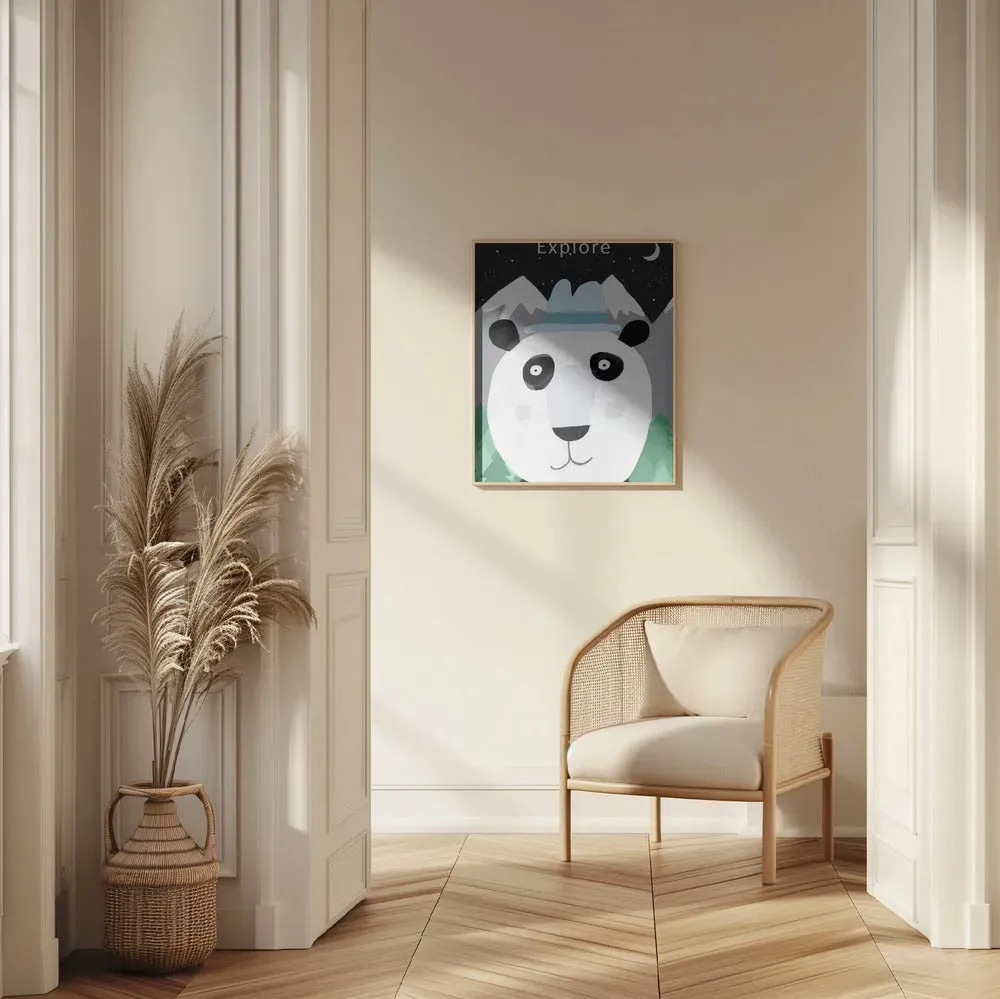 Explore the World with Cute Panda