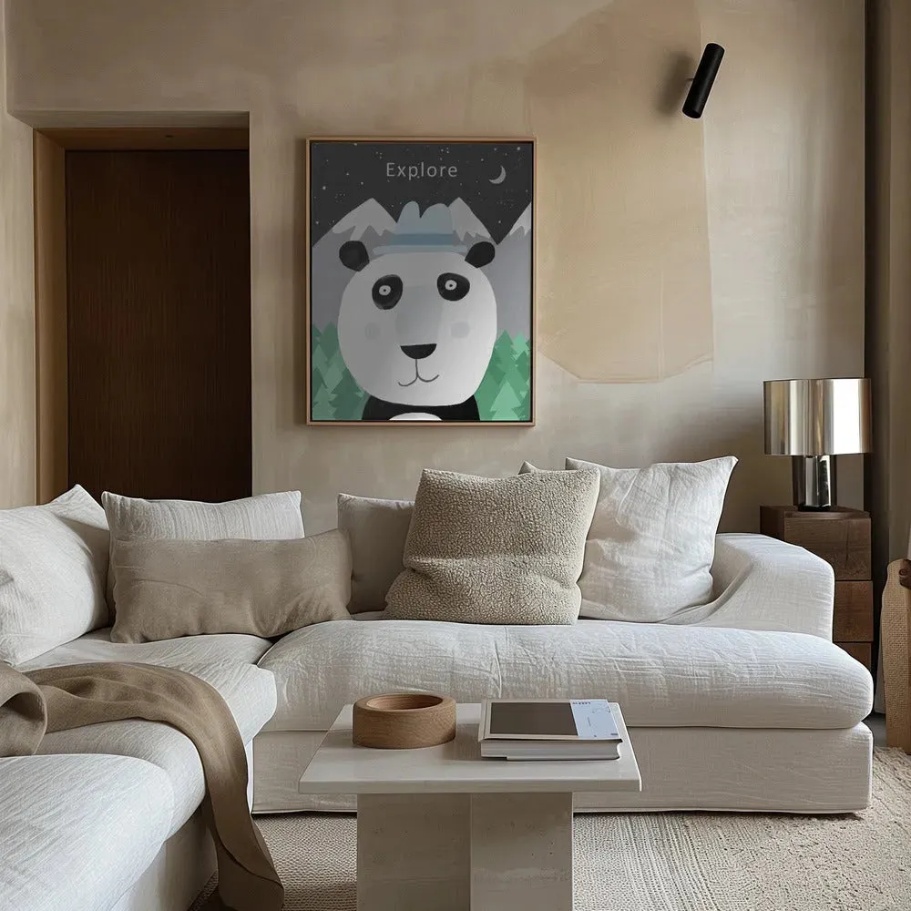 Explore the World with Cute Panda
