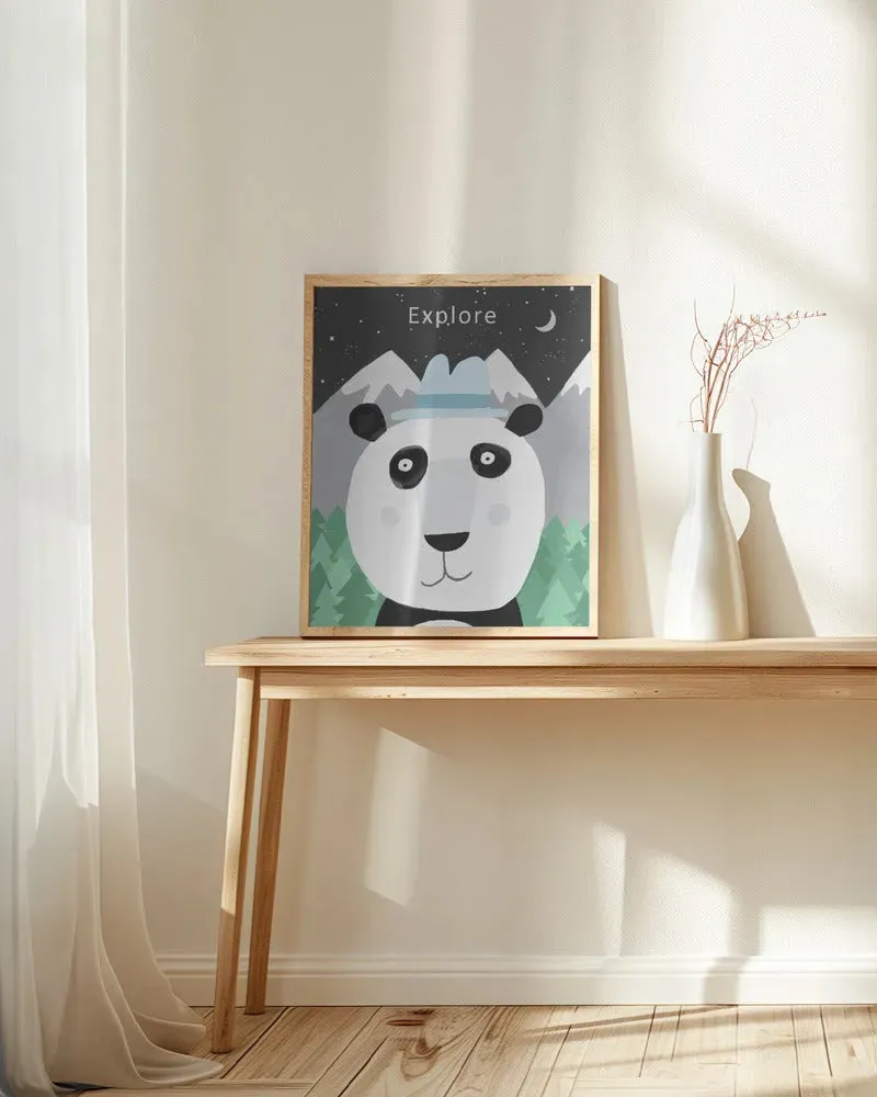 Explore the World with Cute Panda