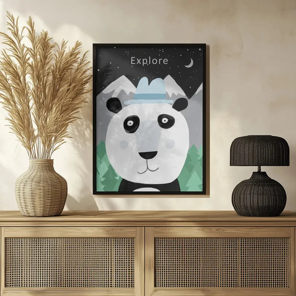 Explore the World with Cute Panda