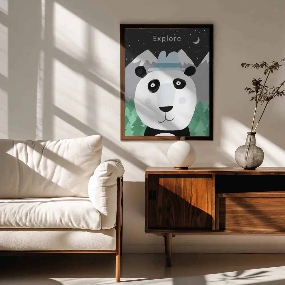Explore the World with Cute Panda