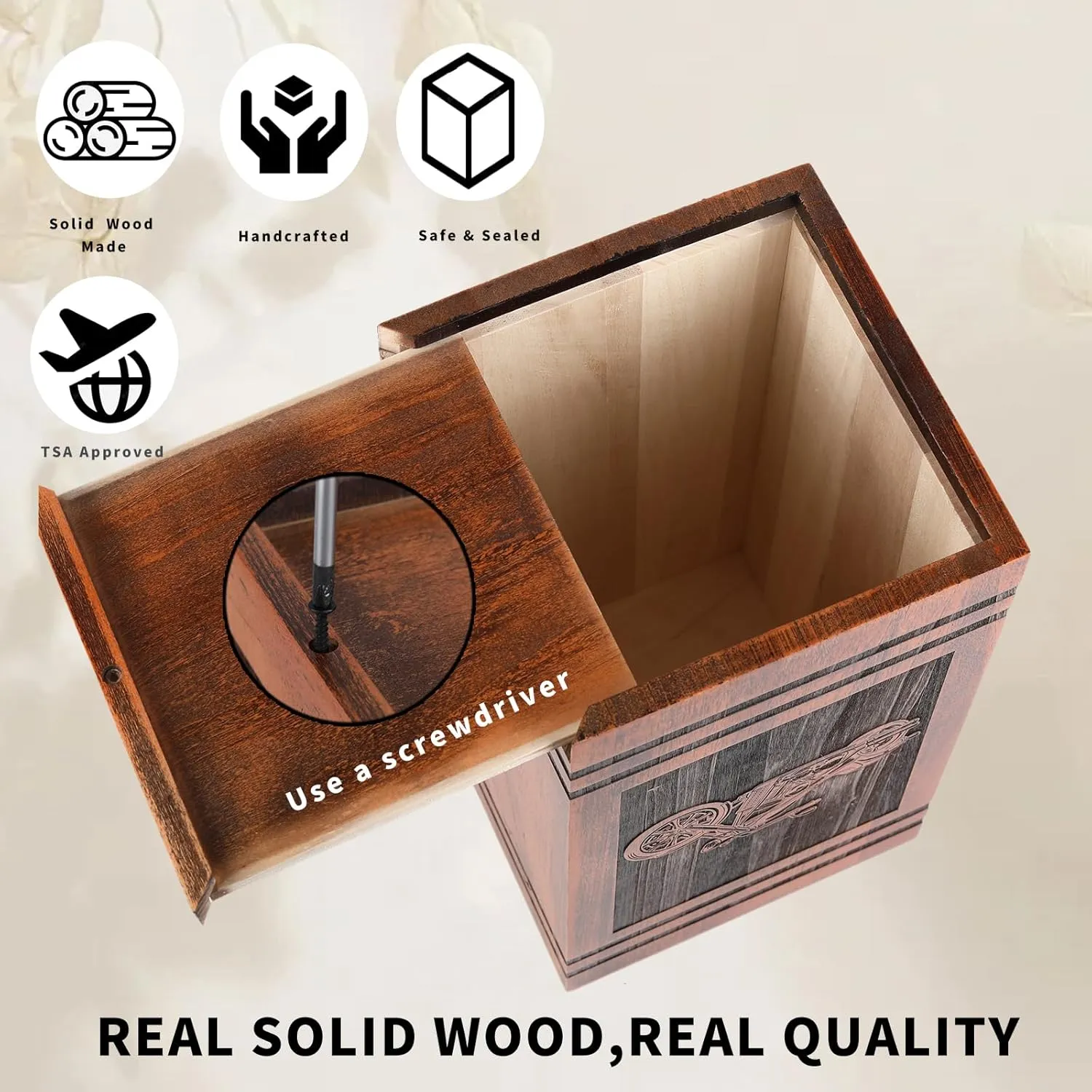 Extra Large Urns For Human Ashes Adult Male,Cremation Urns For Human Ashes,Human Urns For Ashes Adult Male,Medium Urn For Dad Urn For Men,Cool Urns For Ashes,Adult Urn(Motorcycle Urn,300LB)