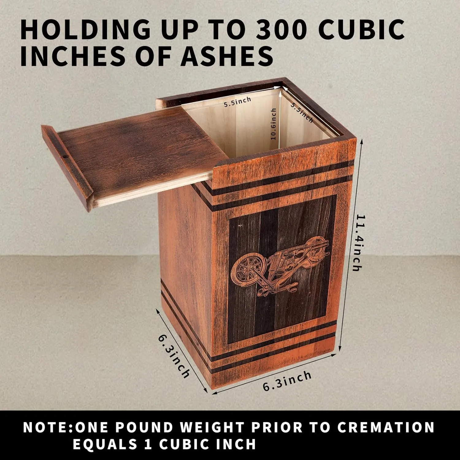 Extra Large Urns For Human Ashes Adult Male,Cremation Urns For Human Ashes,Human Urns For Ashes Adult Male,Medium Urn For Dad Urn For Men,Cool Urns For Ashes,Adult Urn(Motorcycle Urn,300LB)