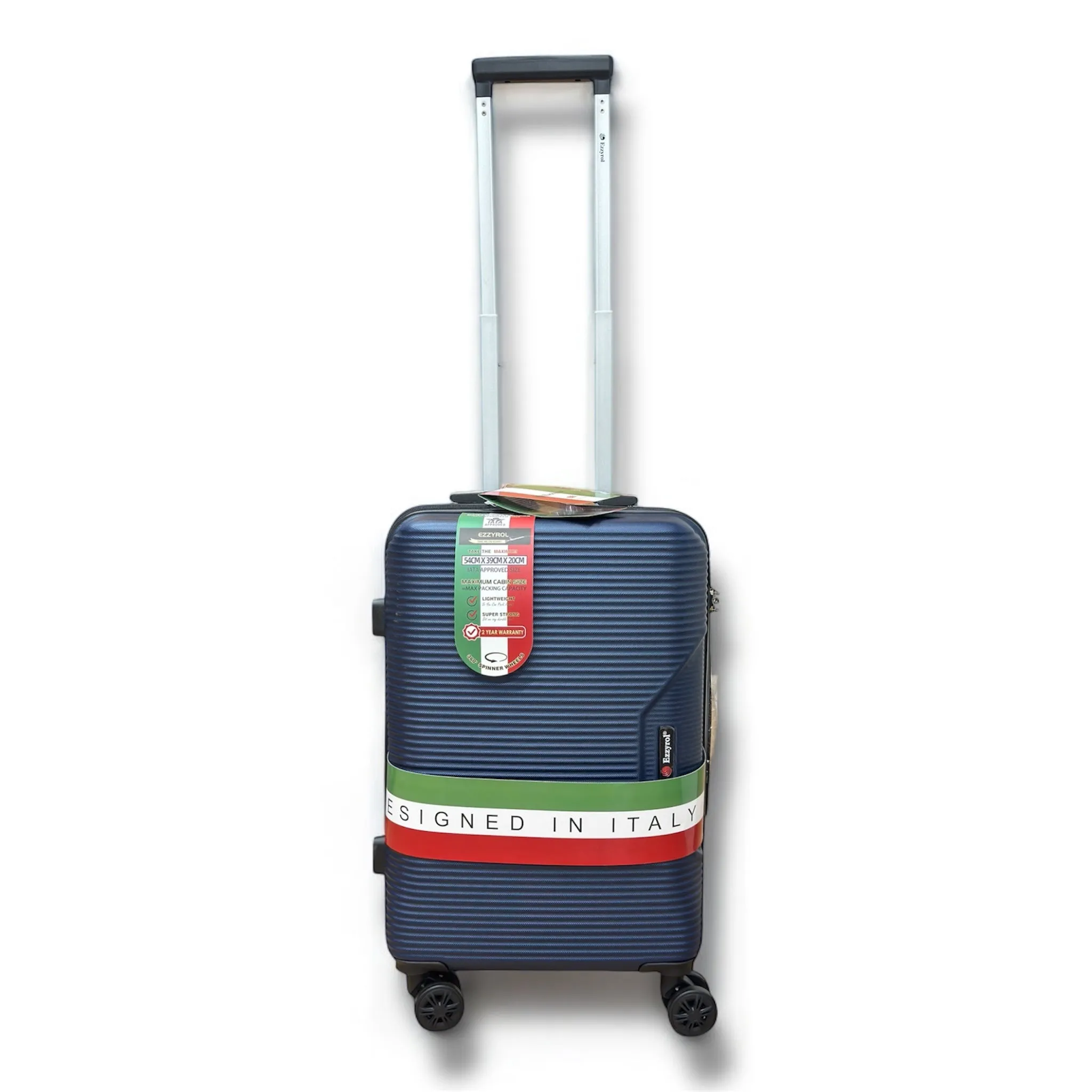 Ezzyrol XL Large Suitcase 8 Wheels Medium Lightweight Luggage ABS Hard Shell Cabin Case
