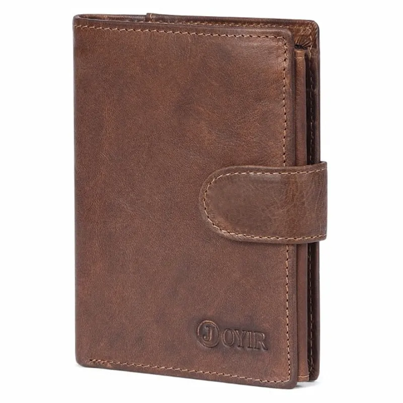 Famous Men Genuine Leather Wallet Male Coin Purse Men Wallets with Coin Pocket RFID Card Holder Male Wallet Carteira Masculina