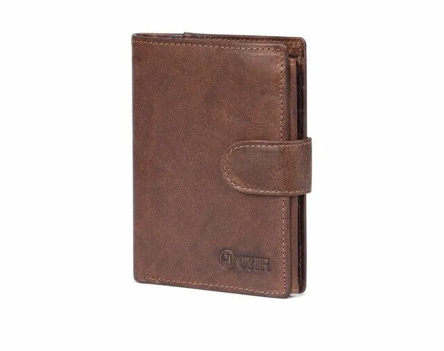Famous Men Genuine Leather Wallet Male Coin Purse Men Wallets with Coin Pocket RFID Card Holder Male Wallet Carteira Masculina