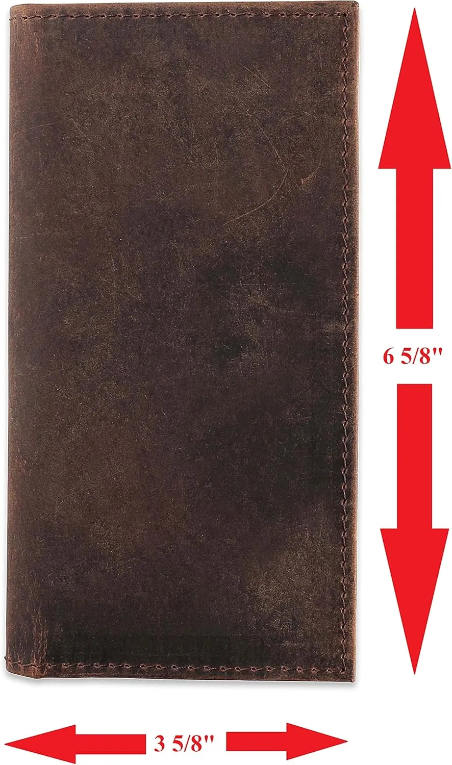 F&L CLASSIC Men's RFID Vintage Look premium Genuine Leather Long Bifold Wallet Checkbook Wallets,buffalo vintage leather