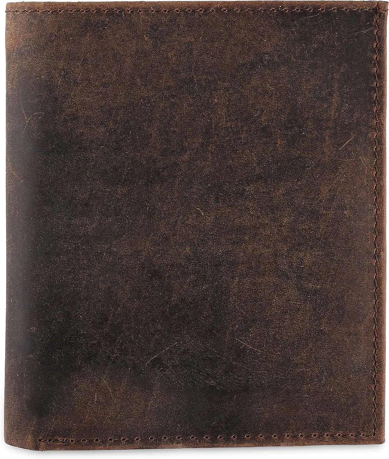 F&L CLASSIC RFID Blocking Mens Leather Bi-Fold Big Hipster Wallet, 13 credit card slots,buffalo vintage brown
