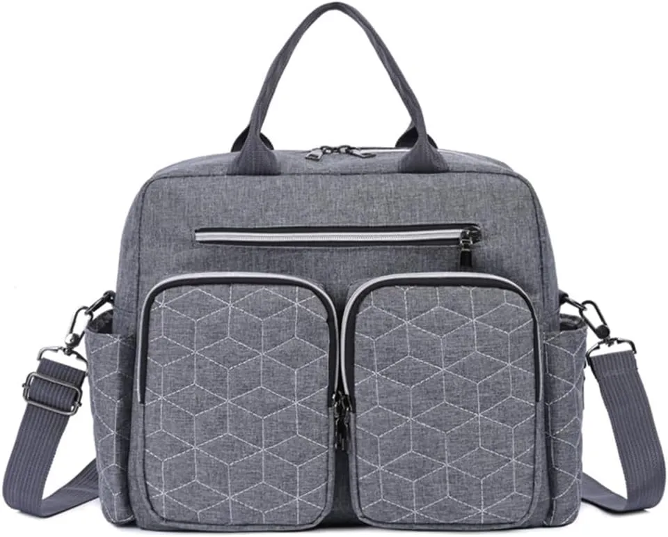 Fashion Lightweight Diaper Bag Tote,Multifunctional Travel Nappy Changing Bag Mummy Bags with Single Shoulder Strap
