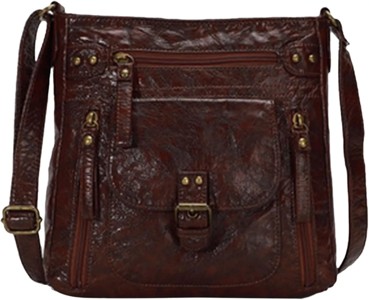 Fashion One Shoulder Bag Retro Small Square Bag Women'S All Bag Soft Bag With Large Capacity Shoulder Straps for