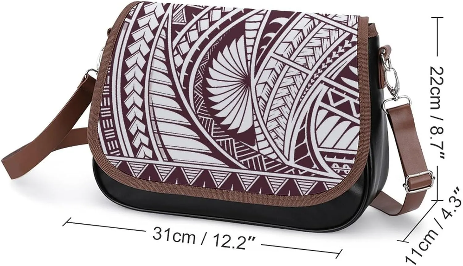 Fashionable Youth Small Bag Customized Polynesian Women'S Crossbody Bag Multi-Functional Work And Travel Bag