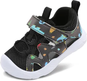 FEETCITY Wide Toddler Shoes Slip on Sneakers Boys Girls Toddler Tennis Shoes Sports Shoes Walking Shoes