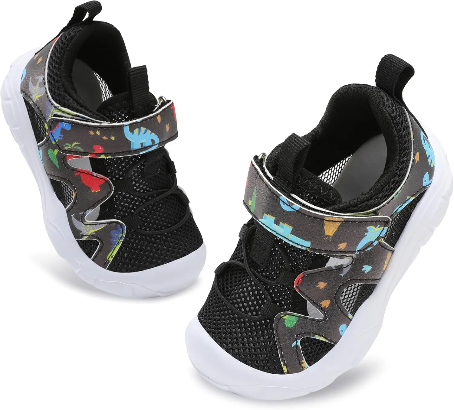 FEETCITY Wide Toddler Shoes Slip on Sneakers Boys Girls Toddler Tennis Shoes Sports Shoes Walking Shoes