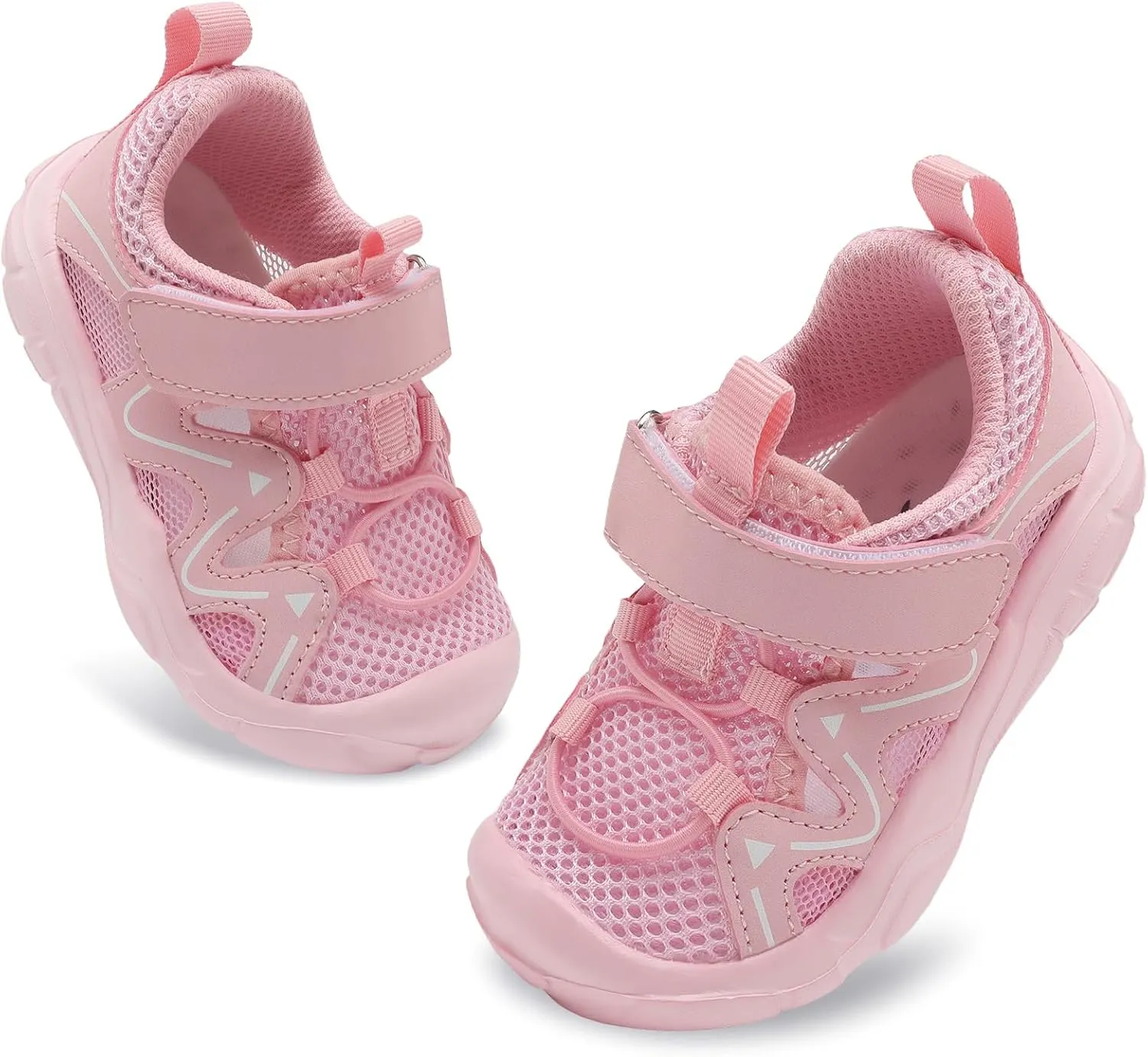 FEETCITY Wide Toddler Shoes Slip on Sneakers Boys Girls Toddler Tennis Shoes Sports Shoes Walking Shoes