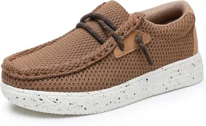 Felabo Kids Boys Girls Slip-On Casual Loafers Canvas Walking Shoes Comfortable & Lightweight (Toddler/Little Kid/Big Kid)