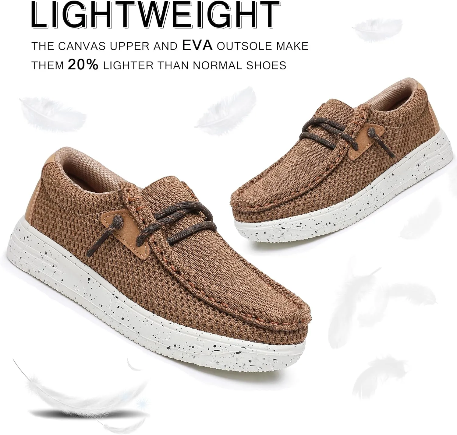 Felabo Kids Boys Girls Slip-On Casual Loafers Canvas Walking Shoes Comfortable & Lightweight (Toddler/Little Kid/Big Kid)