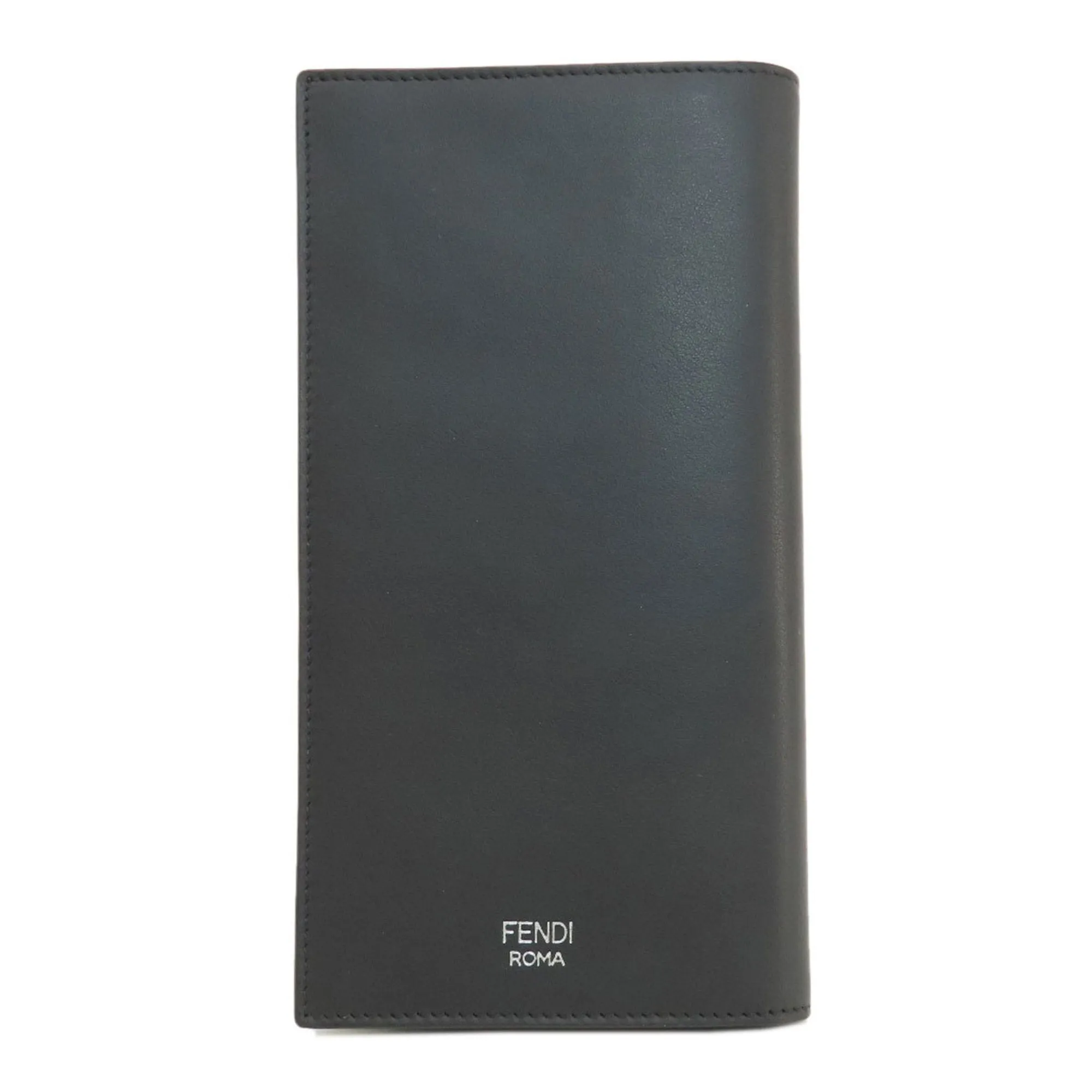 Fendi Monster Long Wallet Leather Women's