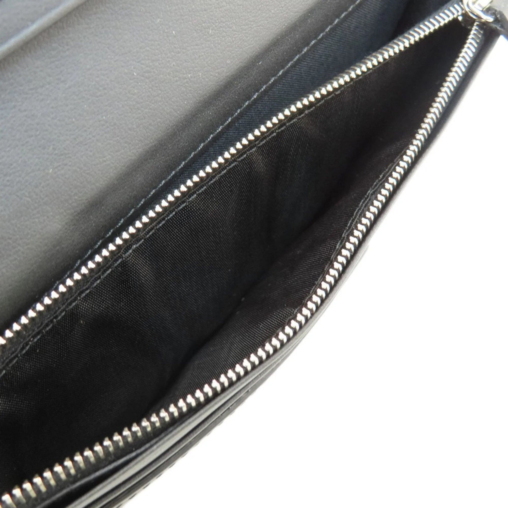 Fendi Monster Long Wallet Leather Women's