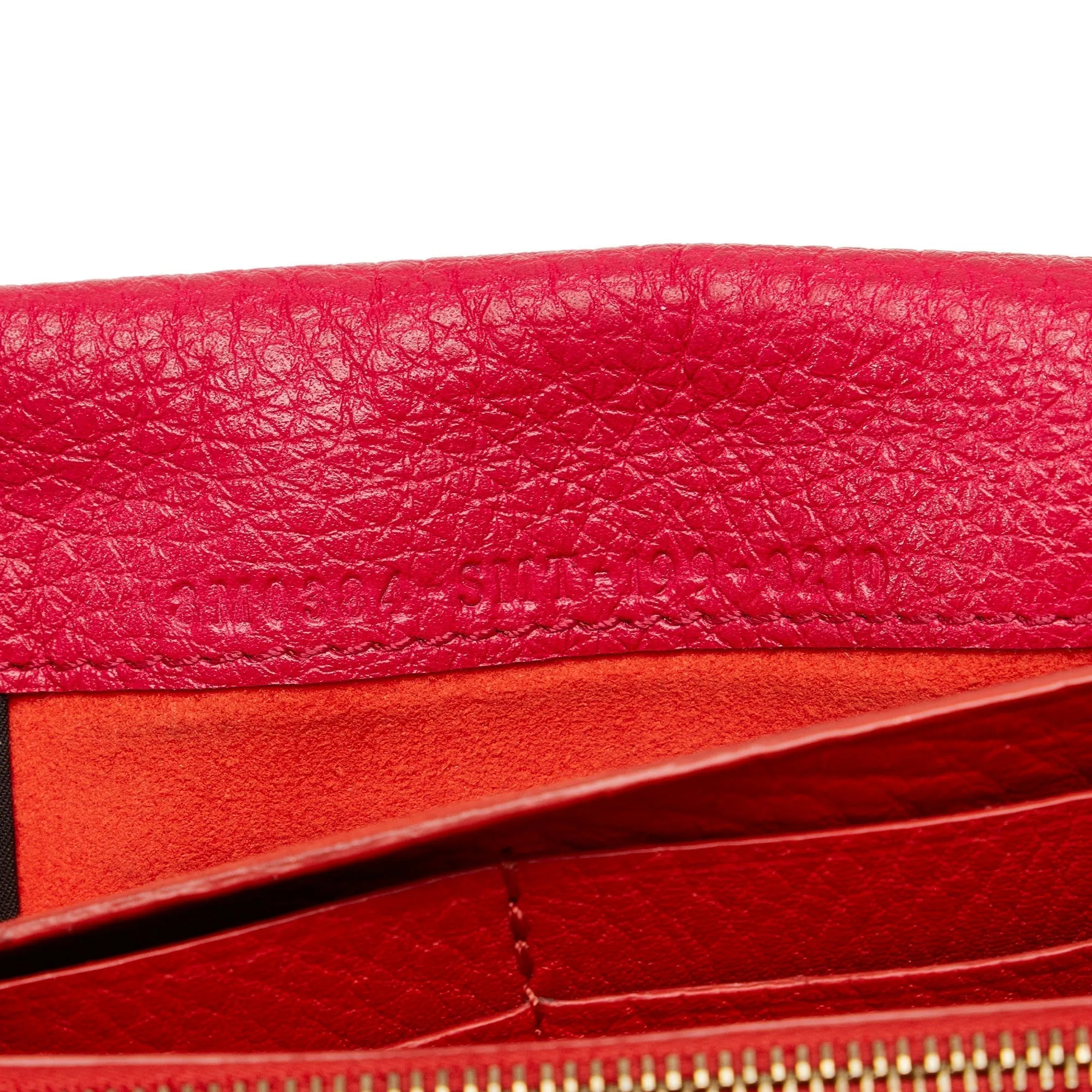 FENDI Selleria Leather Long Wallet Long Wallets