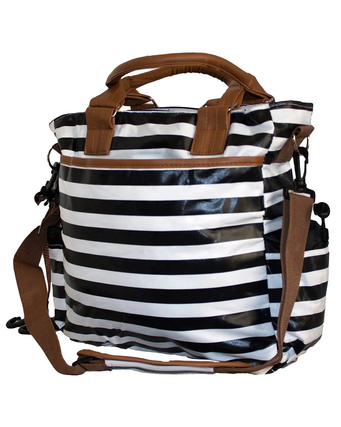 Fino KY016 Waterproof Baby Nappy Bag - Black & White