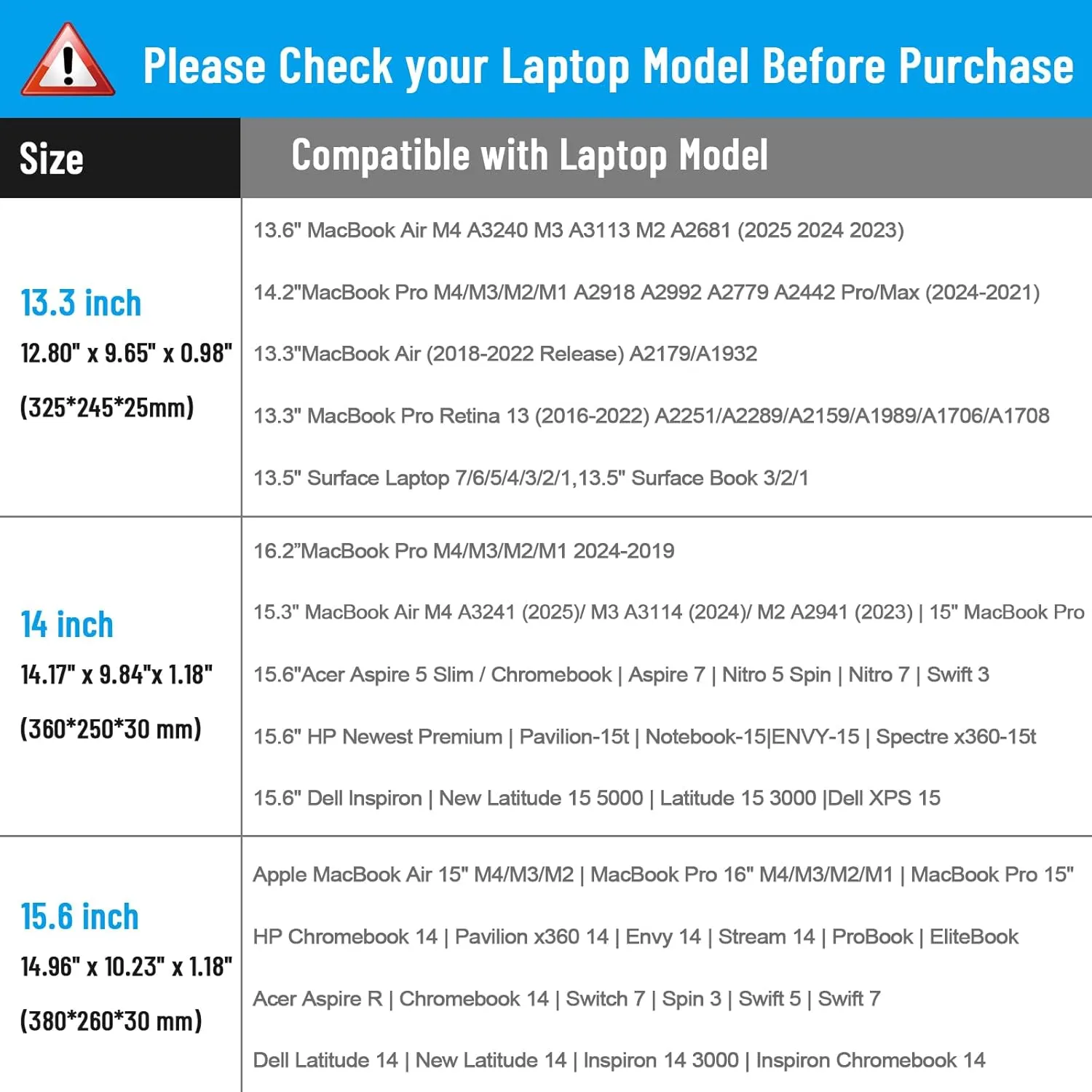 FINPAC Laptop Shoulder Bag for 13-16 inch Compatible with MacBook Air/Pro M3/M2/M1 2024-2018, Surface Laptop/Book