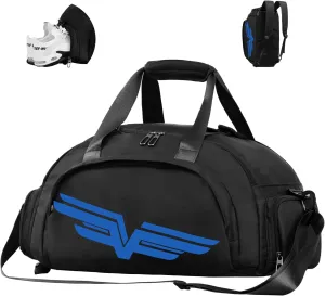 FIORETTO 30L Sports Gym Duffle Bag with Wet Pocket & Shoe Compartment, Weekender Hospital Overnight Bag for Women, Sports Holdall Backpack