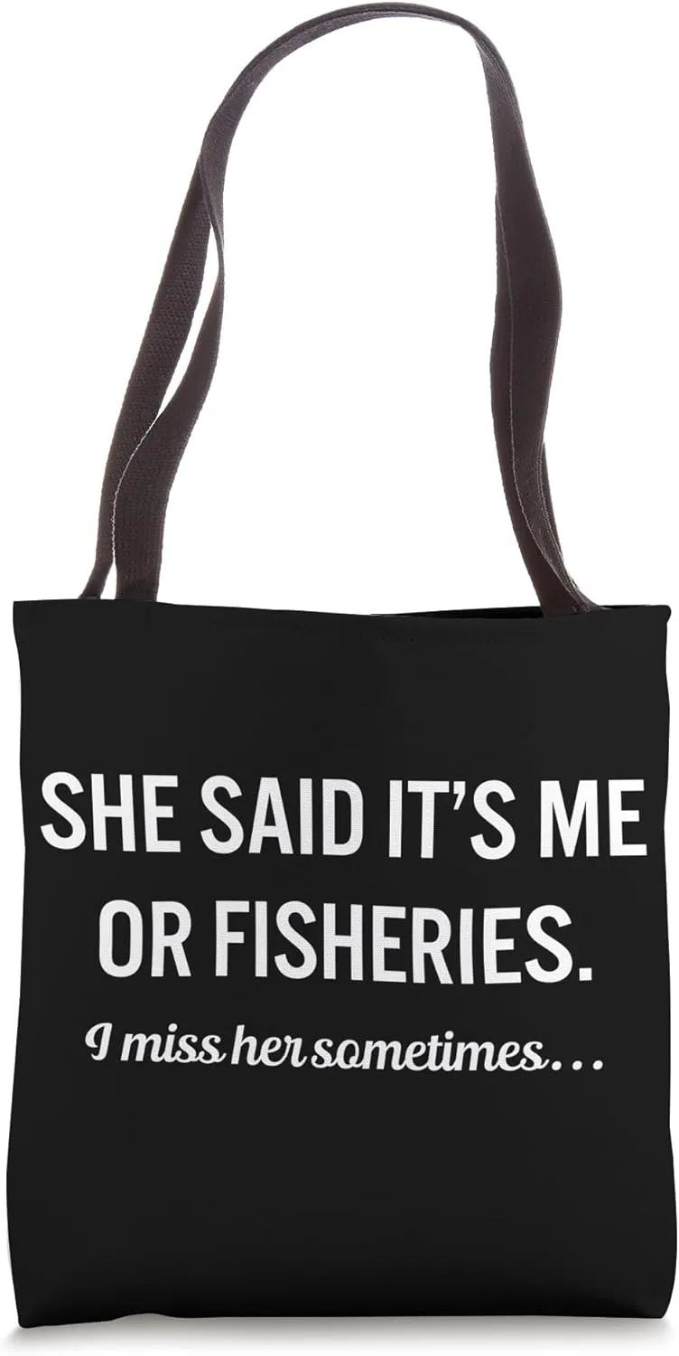 Fisheries Quote School Subject Teacher Tote Bag