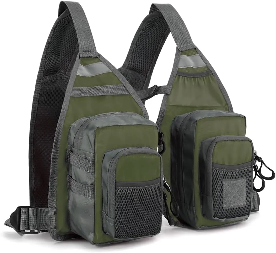 Fishing Vest for Outdoor Use Suitable for Perch and Trout Stream Fishing, Lightweight Equipment for Men and Women