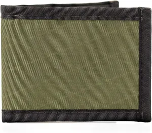 Flowfold Recycled Wallets - Vanguard Bifold Wallet, Front Pocket Wallet, Slim Minimalist Wallet Made in USA (Olive Green, Recycled Material)