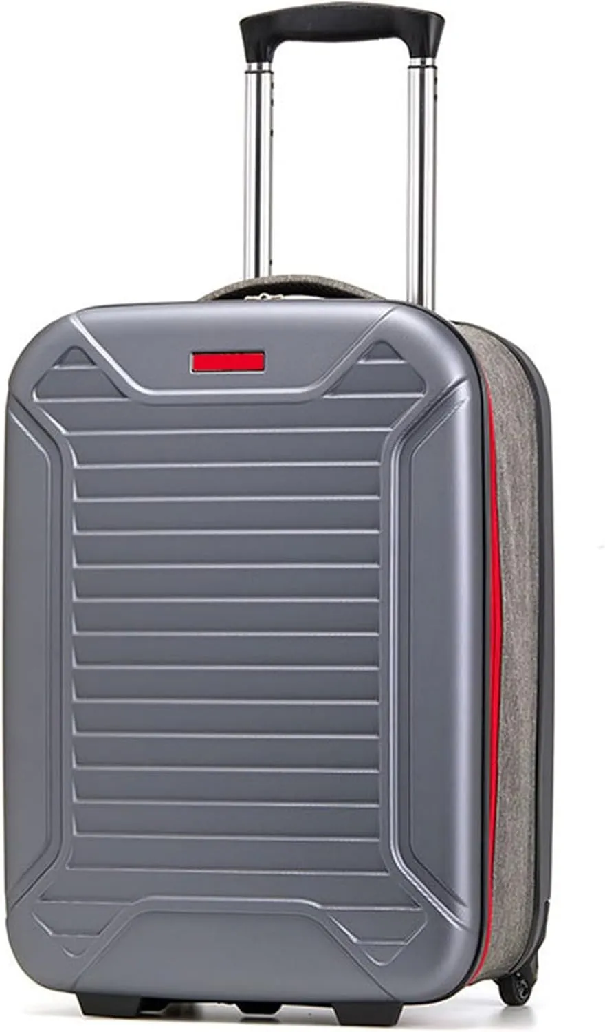 Foldable Luggage, Space Separation Design, Large Capacity Hand Suitcase,Resistant To Drop And Pressure, Hard Shell Storage Box (Color : Red, Size : 20inch)