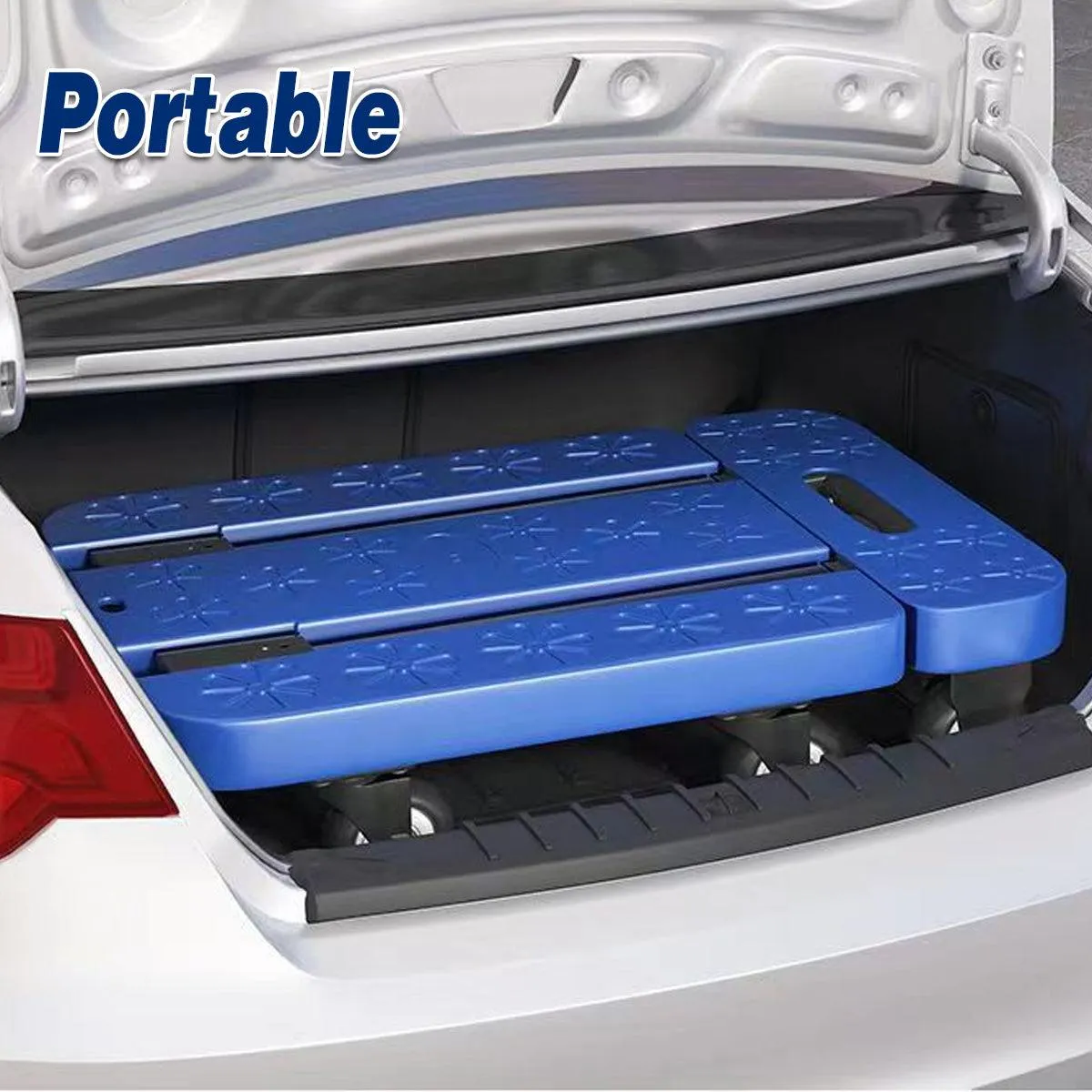 Folding Platform Trolley Heavy Duty Hand Truck Foldable Cart Push Dolly Movin