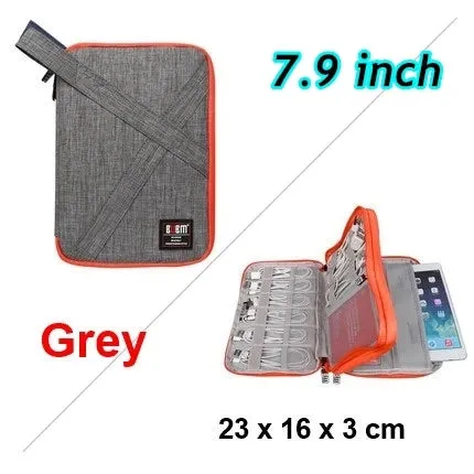 For Ipad Air Pro Unisex 7.9’,9.7 Inch Digital Accessories Storage Case Hand & Tablet Bag